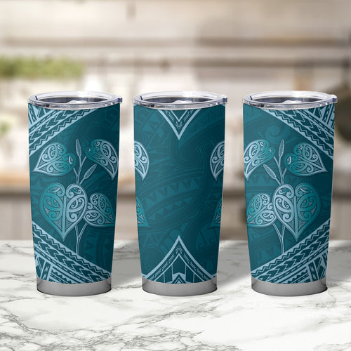 Cyan New Zealand Kawakawa Maori Ngaru Tumbler Cup