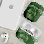Green New Zealand Kawakawa Maori Ngaru AirPods Case