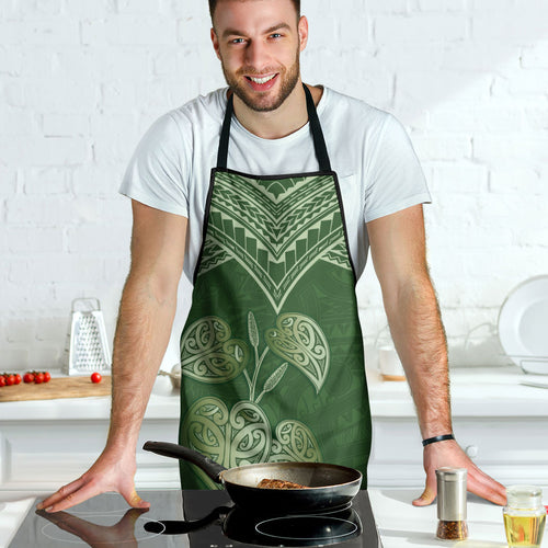 Green New Zealand Kawakawa Maori Ngaru Apron