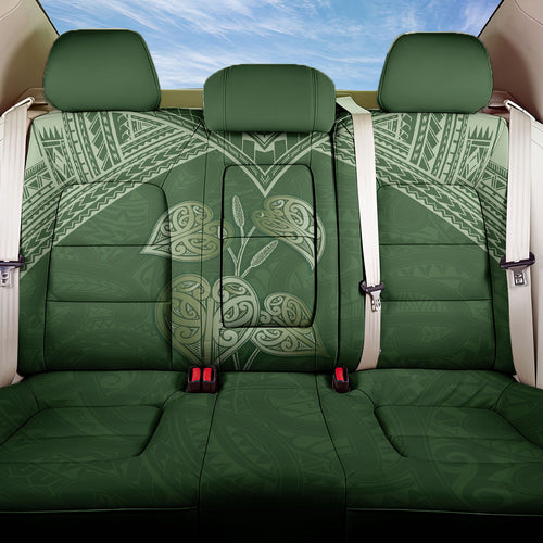 Green New Zealand Kawakawa Maori Ngaru Back Car Seat Cover