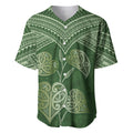 Green New Zealand Kawakawa Maori Ngaru Baseball Jersey