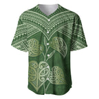 Green New Zealand Kawakawa Maori Ngaru Baseball Jersey