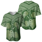 Green New Zealand Kawakawa Maori Ngaru Baseball Jersey