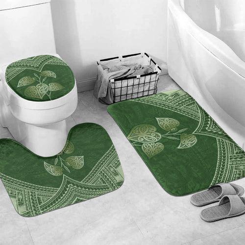 Green New Zealand Kawakawa Maori Ngaru Bathroom Set
