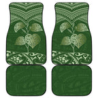 Green New Zealand Kawakawa Maori Ngaru Car Mats