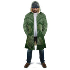 Green New Zealand Kawakawa Maori Ngaru Cloak