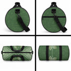 Green New Zealand Kawakawa Maori Ngaru Duffle Bag