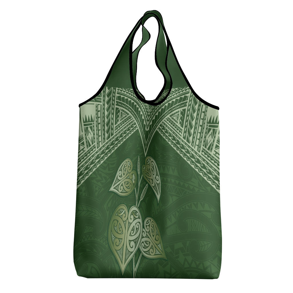 Green New Zealand Kawakawa Maori Ngaru Grocery Bag