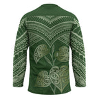 Green New Zealand Kawakawa Maori Ngaru Hockey Jersey