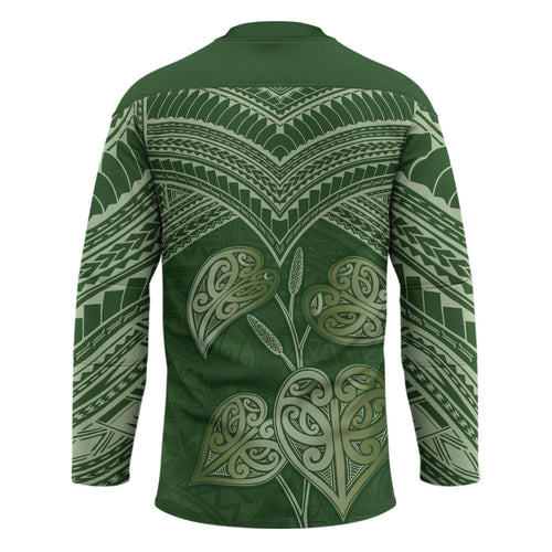 Green New Zealand Kawakawa Maori Ngaru Hockey Jersey
