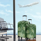 Green New Zealand Kawakawa Maori Ngaru Luggage Cover