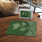 Green New Zealand Kawakawa Maori Ngaru Puzzle