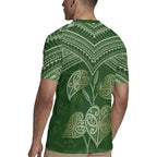 Green New Zealand Kawakawa Maori Ngaru Rugby Jersey