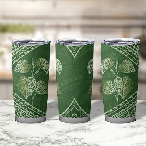 Green New Zealand Kawakawa Maori Ngaru Tumbler Cup