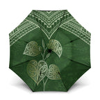 Green New Zealand Kawakawa Maori Ngaru Umbrella