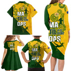 matildas-soccer-family-matching-long-sleeve-bodycon-dress-and-hawaiian-shirt-australian-indigenous-national-color