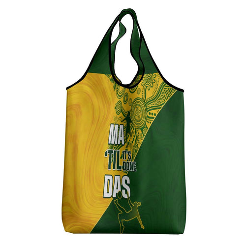 Matildas Soccer Grocery Bag Australian Indigenous National Color
