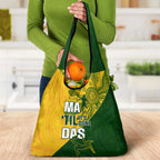 Matildas Soccer Grocery Bag Australian Indigenous National Color