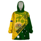 matildas-soccer-wearable-blanket-hoodie-australian-indigenous-national-color