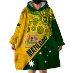 matildas-soccer-wearable-blanket-hoodie-australian-indigenous-national-color