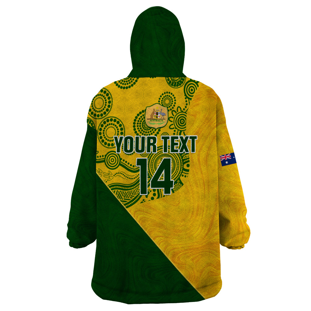 custom-matildas-soccer-wearable-blanket-hoodie-australian-indigenous-national-color