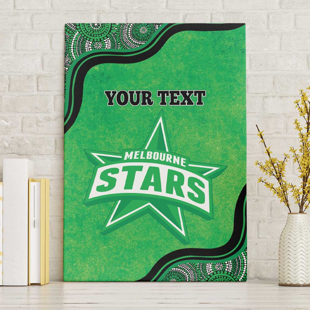 Custom Melbourne Stars Canvas Wall Art Indigenous Art - Grunge Style