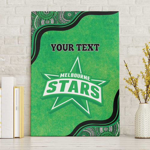 Custom Melbourne Stars Canvas Wall Art Indigenous Art - Grunge Style