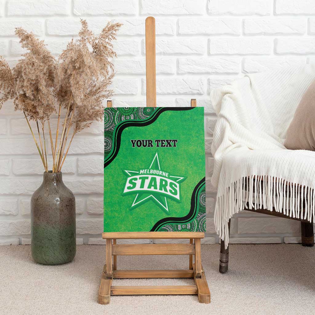 Custom Melbourne Stars Canvas Wall Art Indigenous Art - Grunge Style