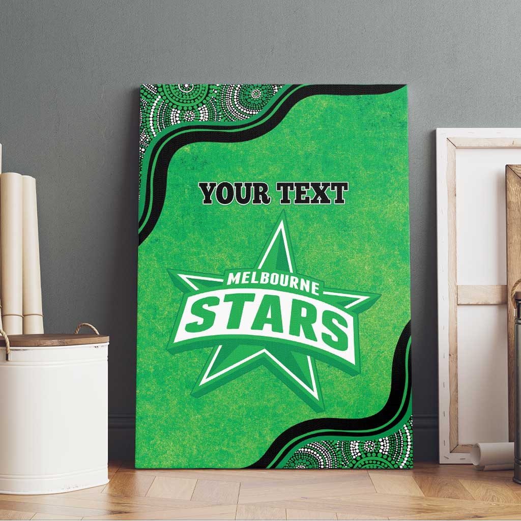 Custom Melbourne Stars Canvas Wall Art Indigenous Art - Grunge Style