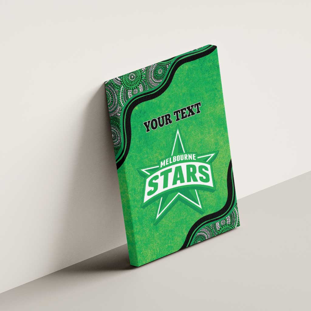 Custom Melbourne Stars Canvas Wall Art Indigenous Art - Grunge Style