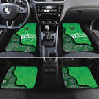 Custom Melbourne Stars Car Mats Indigenous Art - Grunge Style