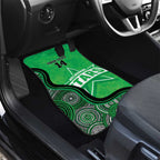 Custom Melbourne Stars Car Mats Indigenous Art - Grunge Style