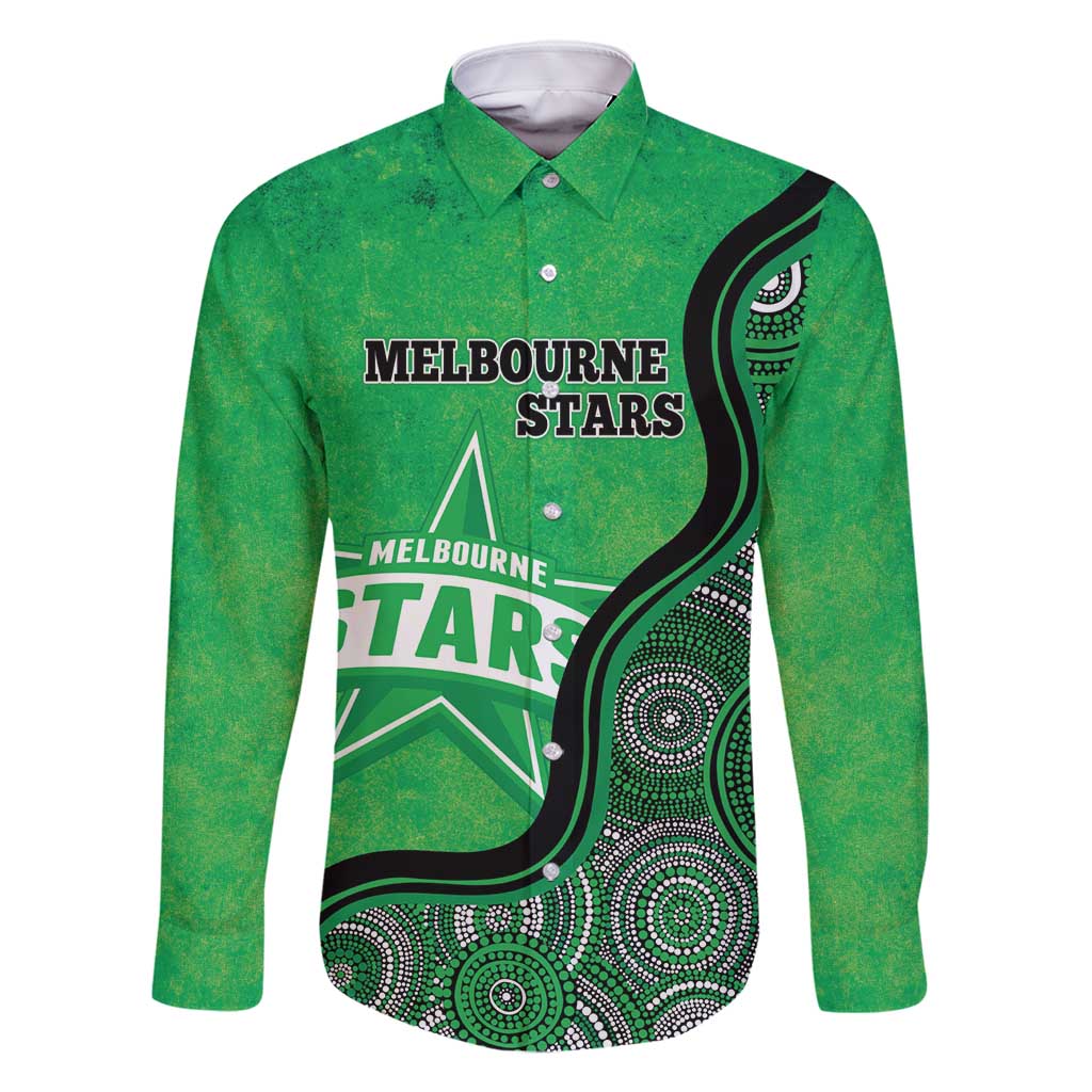 Custom Melbourne Stars Family Matching Off Shoulder Maxi Dress and Hawaiian Shirt Indigenous Art - Grunge Style