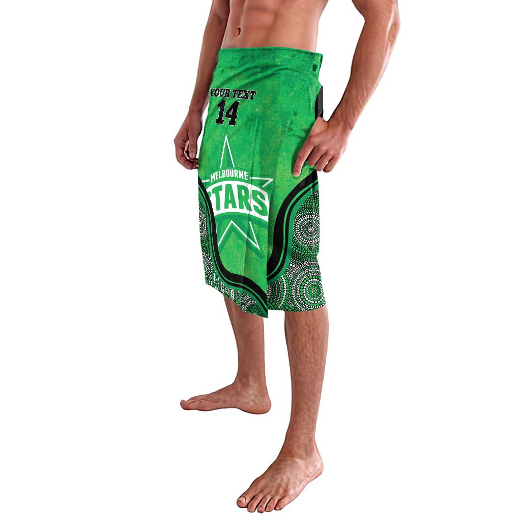 Custom Melbourne Stars Lavalava Indigenous Art - Grunge Style
