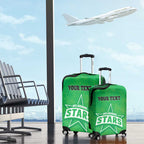 Custom Melbourne Stars Luggage Cover Indigenous Art - Grunge Style