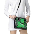 Custom Melbourne Stars Shoulder Handbag Indigenous Art - Grunge Style