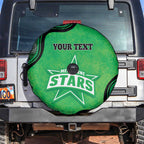 Custom Melbourne Stars Spare Tire Cover Indigenous Art - Grunge Style