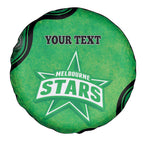 Custom Melbourne Stars Spare Tire Cover Indigenous Art - Grunge Style
