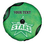 Custom Melbourne Stars Spare Tire Cover Indigenous Art - Grunge Style