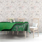 Custom Melbourne Stars Tablecloth Indigenous Art - Grunge Style