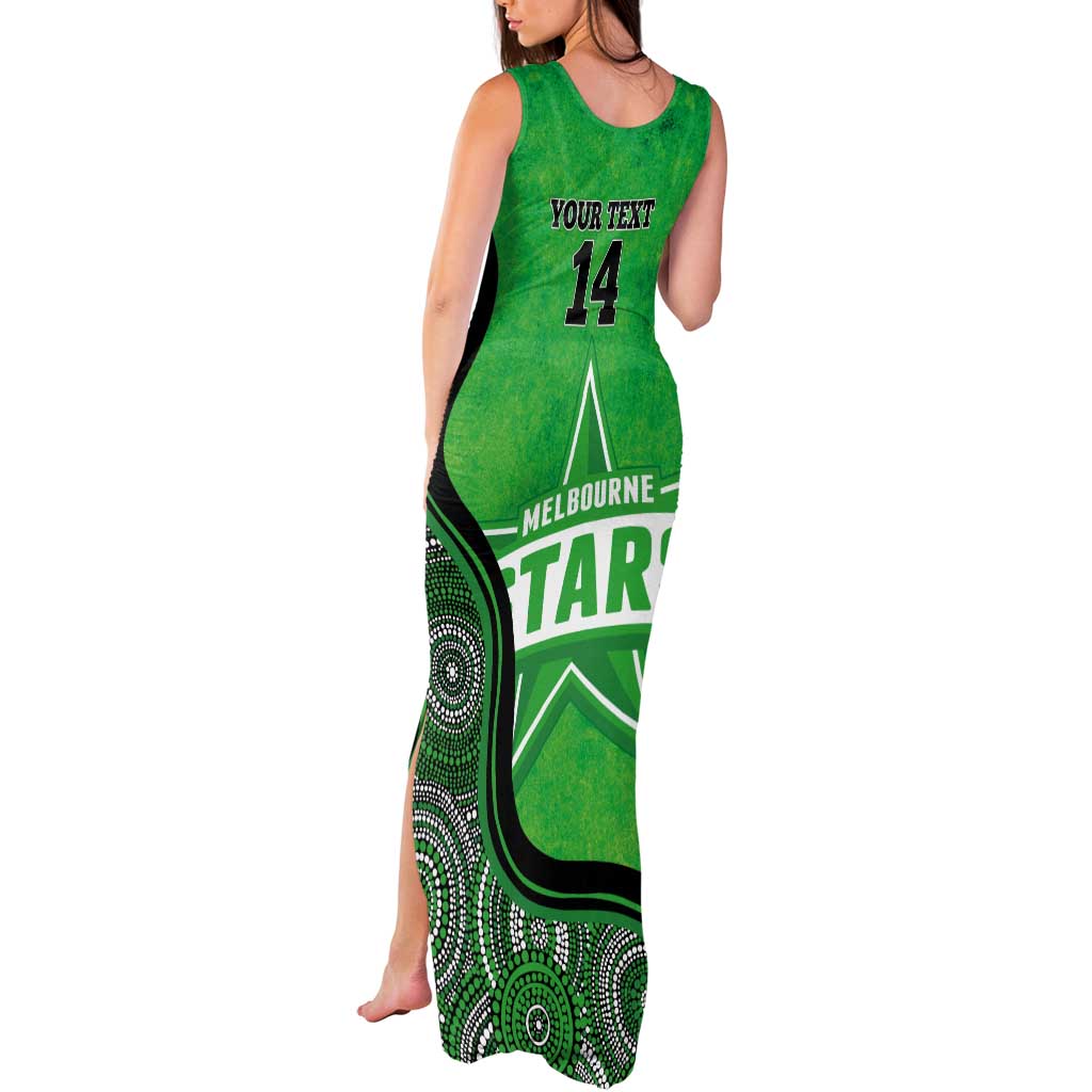 Custom Melbourne Stars Tank Maxi Dress Indigenous Art - Grunge Style