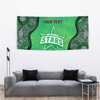 Custom Melbourne Stars Tapestry Indigenous Art - Grunge Style