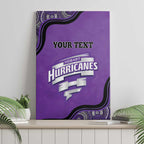 Custom Hobart Hurricanes Canvas Wall Art Indigenous Art - Grunge Style