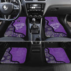 Custom Hobart Hurricanes Car Mats Indigenous Art - Grunge Style