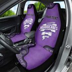 Custom Hobart Hurricanes Car Seat Cover Indigenous Art - Grunge Style