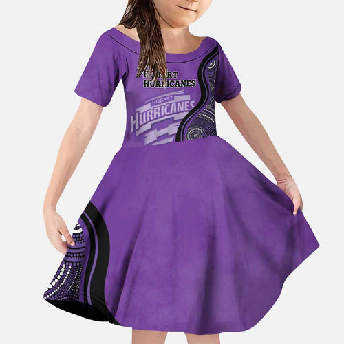 Custom Hobart Hurricanes Family Matching Mermaid Dress and Hawaiian Shirt Indigenous Art - Grunge Style