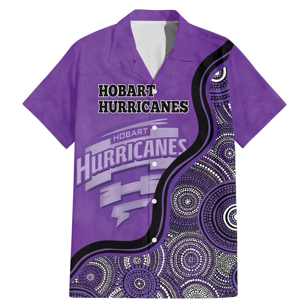 Custom Hobart Hurricanes Family Matching Mermaid Dress and Hawaiian Shirt Indigenous Art - Grunge Style