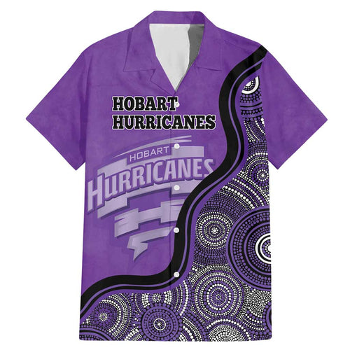 Custom Hobart Hurricanes Family Matching Mermaid Dress and Hawaiian Shirt Indigenous Art - Grunge Style