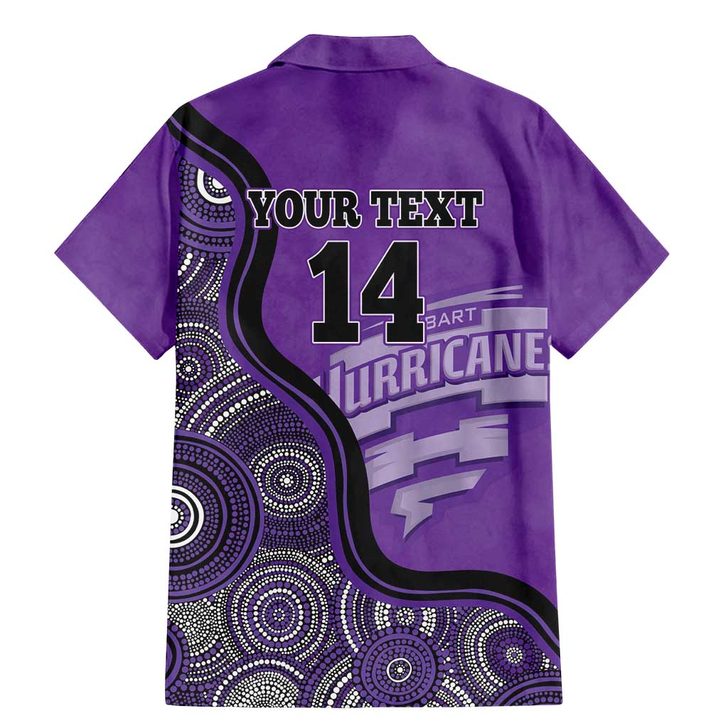 Custom Hobart Hurricanes Family Matching Mermaid Dress and Hawaiian Shirt Indigenous Art - Grunge Style