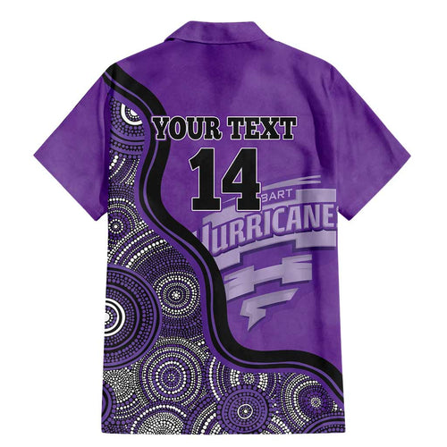 Custom Hobart Hurricanes Family Matching Mermaid Dress and Hawaiian Shirt Indigenous Art - Grunge Style